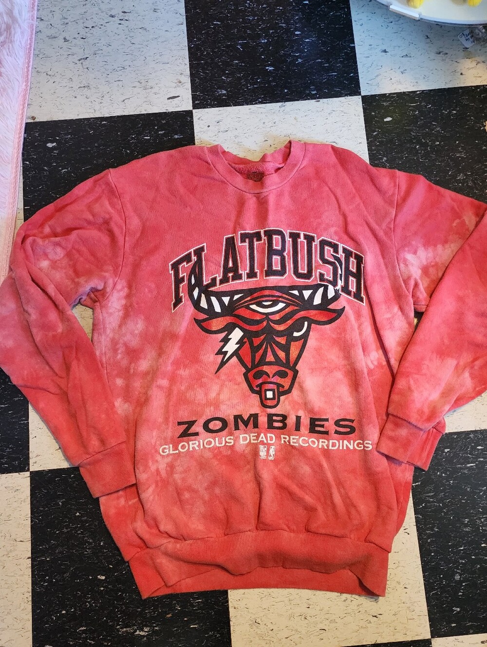 Flatbush Zombies Glorious Dead Chicago Bulls Red Tye Dye Merch
